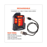 ergodyne® Skullerz 8993 Hard Hat Safety Light, 1.5 x 3 x 1.5, Black, Ships in 1-3 Business Days (EGO60214) Each