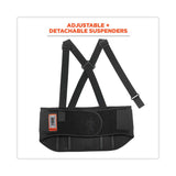 ergodyne® ProFlex 1600 Standard Elastic Back Support Brace, Small, 25" to 30" Waist, Black, Ships in 1-3 Business Days (EGO11102) Each