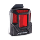 ergodyne® Skullerz 8993 Hard Hat Safety Light, 1.5 x 3 x 1.5, Black, Ships in 1-3 Business Days (EGO60214) Each