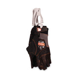 ergodyne® ProFlex 901 Half-Finger Leather Impact Gloves, Black, Medium, Pair, Ships in 1-3 Business Days (EGO17783) 1 Pair