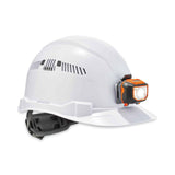 ergodyne® Skullerz 8972LED Class C Hard Hat Cap Style with LED Light, White, Ships in 1-3 Business Days (EGO60146) Each