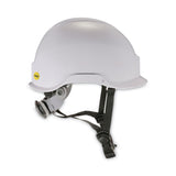 ergodyne® Skullerz 8974-MIPS Class E Safety Helmet with MIPS Elevate Ratchet Suspension, White, Ships in 1-3 Business Days (EGO60254) Each