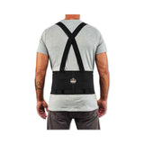 ergodyne® ProFlex 1650 Economy Elastic Back Support Brace, 3X-Large, 46" to 52" Waist, Black, Ships in 1-3 Business Days (EGO11097) Each