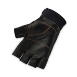 ergodyne® ProFlex 901 Half-Finger Leather Impact Gloves, Black, 2X-Large, Pair, Ships in 1-3 Business Days (EGO17786) 1 Pair