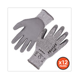 ergodyne® ProFlex 7030 ANSI A3 PU Coated CR Gloves, Gray, Large, 12 Pairs/Pack, Ships in 1-3 Business Days (EGO10454) Each