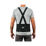 ergodyne® ProFlex 1625 Elastic Back Support Brace, Small, 25" to 30" Waist, Black, Ships in 1-3 Business Days (EGO11112) Each