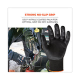 ergodyne® ProFlex 7001 Nitrile-Coated Gloves, Black, Large, 144 Pairs/Pack, Ships in 1-3 Business Days (EGO17854) Each
