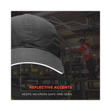 ergodyne® Skullerz 8946 Baseball Cap with Bump Cap Insert, OS, Black, Ships in 1-3 Business Days (EGO23402) Each