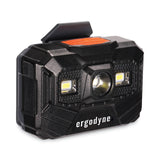 ergodyne® Skullerz 8987 Rechargeable Hard Hat LED Light, 2.5 x 3 x 2, Black, Ships in 1-3 Business Days (EGO60197) Each
