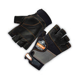ergodyne® ProFlex 901 Half-Finger Leather Impact Gloves, Black, X-Large, Pair, Ships in 1-3 Business Days (EGO17785) 1 Pair
