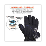ergodyne® ProFlex 825WP Thermal Waterproof Winter Work Gloves, Black, Medium, Pair, Ships in 1-3 Business Days (EGO17603) 1 Pair