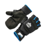 ergodyne® ProFlex 816 Thermal Flip-Top Gloves, Black, 2X-Large, Pair, Ships in 1-3 Business Days (EGO17346) 1 Pair