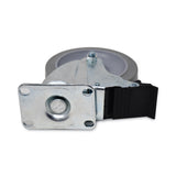 Rubbermaid® Commercial Caster Kit for Mega BRUTE Mobile Collector, Swivel Mount Plate, 5" Wheel, Black, 2/Set (SGSFG9W71L1GRAY) Each