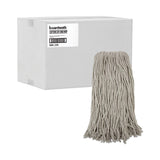 Boardwalk® Premium Cut-End Wet Mop Heads, Cotton, 20oz, White, 12/Carton (BWK220CCT) Case of 12