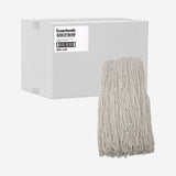 Boardwalk® Premium Cut-End Wet Mop Heads, Rayon, 24oz, White, 12/Carton (BWK224RCT) Case of 12