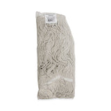Boardwalk® Pro Loop Web/Tailband Wet Mop Head, Cotton, 24oz, White (BWK424CEA) Each