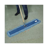 Boardwalk® Dust Mop Head, Cotton/Synthetic Blend, 48" x 5", Blue (BWK1148) Each