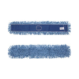 Boardwalk® Dust Mop Head, Cotton/Synthetic Blend, 48" x 5", Blue (BWK1148) Each
