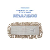 Boardwalk® Industrial Dust Mop Head, Hygrade Cotton, 18w x 5d, White (BWK1318) Each