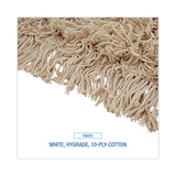 Boardwalk® Industrial Dust Mop Head, Hygrade Cotton, 18w x 5d, White (BWK1318) Each