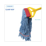 Boardwalk® Pro Loop Web/Tailband Mop Head, Blue, Large, 12/Carton (BWK1800LBDZ) 1 Dozen