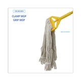 Boardwalk® Pro Loop Web/Tailband Wet Mop Head, Cotton, 12/Carton (BWK4024CCT) Case of 12