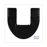 Boardwalk® Commode Mat 2.0, Rubber, 22 x 22, Black, 6/Carton (BWKCMBB) Case of 6