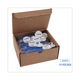 Boardwalk® Curve Air Freshener, Cotton Blossom, Solid, Blue, 10/Box (BWKCURVECBL) Box of 10