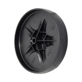 Rubbermaid® Commercial Wheel and Axle Kit for Janitorial Cleaning Cart, 8" Wheel, Black/Gray/Silver, 2/Set (SGS9T73L9GRA) Each