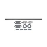 Rubbermaid® Commercial Mega BRUTE Waste Collector Replacement Axle Kit, Silver (SGS9W71L3) Each