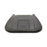 Rubbermaid® Commercial 50 Gallon Rollout Container Replacement Lid, 24 x 28.5 x 2.5, Black (SGSFG9W27L2BLA) Each