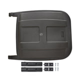 Rubbermaid® Commercial 50 Gallon Rollout Container Replacement Lid, 24 x 28.5 x 2.5, Black (SGSFG9W27L2BLA) Each