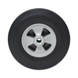 Rubbermaid® Commercial Tilt Truck Wheels, 340 lb Weight Capacity (170 lb Per Wheel), 10" Wheel, Black, 2/Set (SGSFG1004L30000) Each