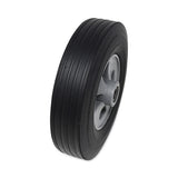 Rubbermaid® Commercial Tilt Truck Wheels, 650 lb Weight Capacity, 10" Wheel, Black (SGSFG1305L30000) Each