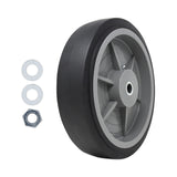 Rubbermaid® Commercial Tilt Truck Wheels, 850 lb Weight Capacity, 12" Wheel, Black (SGSFG1316L30000) Each