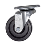 Rubbermaid® Commercial Replacement Plate Casters, Rigid Mount Plate, 4" Phenolic Wheel, Black (SGSFG4608L30000) Each