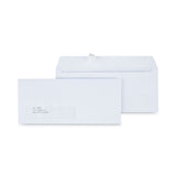 Universal® Peel Seal Strip Business Envelope, Address Window, #10, Square Flap, Self-Adhesive Closure, 4.13 x 9.5, White, 500/Box (UNV36005) Box of 500