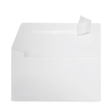 Universal® Peel Seal Strip Business Envelope, Address Window, #10, Square Flap, Self-Adhesive Closure, 4.13 x 9.5, White, 500/Box (UNV36005) Box of 500