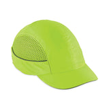 ergodyne® Skullerz 8960 Bump Cap with LED Lighting, Short Brim, Lime Green, Ships in 1-3 Business Days (EGO23377) Each