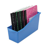 Deflecto Antimicrobial Book Bin, 14.2 x 5.34 x 7.35, Blue (DEF39508BLU) Each