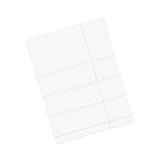 Pacon® Composition Paper, 8.5 x 11, Wide/Legal Rule, 500/Pack (PAC2401) Pack of 500