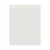 Pacon® Ruled Newsprint Paper, 3/8" Short Rule, 8.5 x 11, 500/Pack (PAC2603) Pack of 500