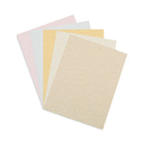 Pacon® Array Card Stock, 65 lb Cover Weight, 8.5 x 11, Assorted Parchment Colors, 100/Pack (PAC101235) Each