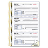 Rediform® Gold Standard Money Receipt Book, Two-Part Carbonless, 5 x 2.75, 3 Forms/Sheet, 225 Forms Total (RED8L829) Each