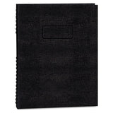 Blueline® EcoLogix NotePro Executive Notebook, 1-Subject, Medium/College Rule, Black Cover, (100) 11 x 8.5 Sheets (REDA10200EBLK) Each