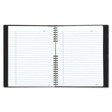 Blueline® EcoLogix NotePro Executive Notebook, 1-Subject, Medium/College Rule, Black Cover, (100) 11 x 8.5 Sheets (REDA10200EBLK) Each