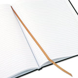 Blueline® Executive Notebook with Ribbon Bookmark, 1-Subject, Medium/College Rule, Black Cover, (75) 10.75 x 8.5 Sheets (REDA1081) Each