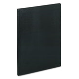 Blueline® Executive Notebook with Ribbon Bookmark, 1-Subject, Medium/College Rule, Black Cover, (75) 10.75 x 8.5 Sheets (REDA1081) Each