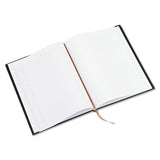 Blueline® Executive Notebook with Ribbon Bookmark, 1-Subject, Medium/College Rule, Black Cover, (75) 10.75 x 8.5 Sheets (REDA1081) Each