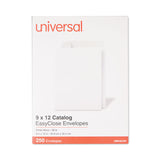 Universal® EasyClose Catalog Envelope, #10 1/2, Square Flap, Self-Adhesive Closure, 9 x 12, White, 250/Box (UNV44101) Box of 250